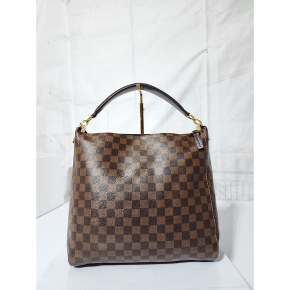 Louis Vuitton Handbags - LOUIS VUITTON Damier Ebene Portobello PM Brown
